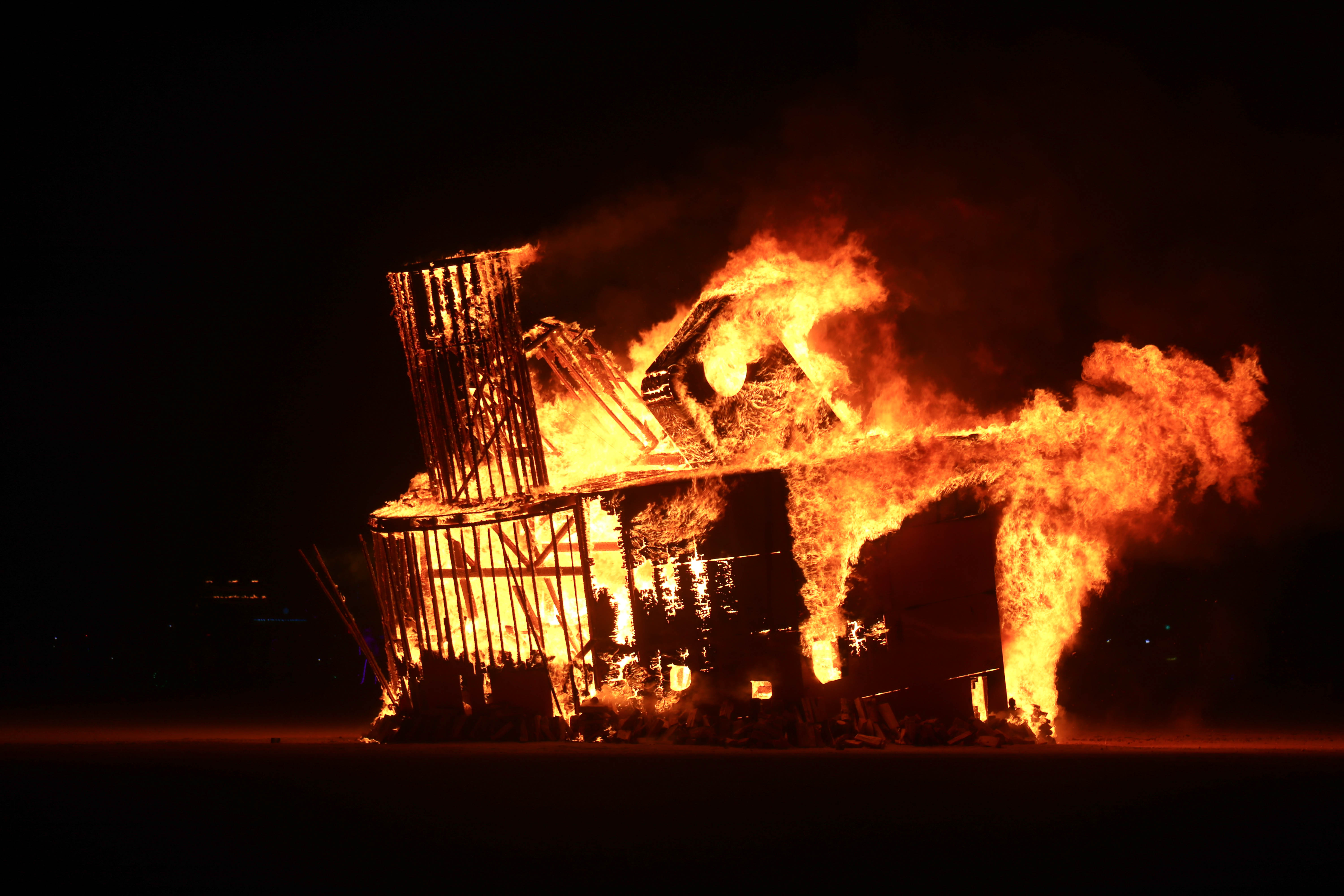 The Burning Man burn