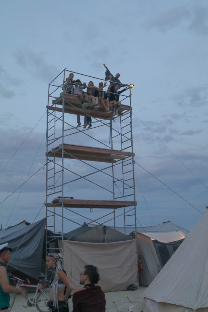 Rickety Tower at Burning Man