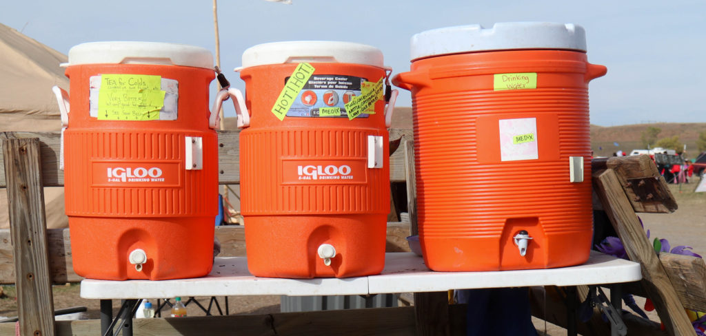 Water coolers to keep tea hot